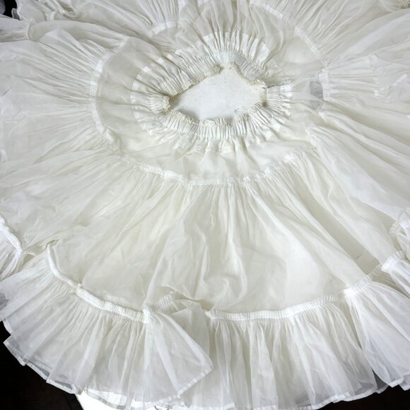 VTG 50’s Can Can Off White  Petticoat Betty’s Original Town & Country - Picture 3 of 10